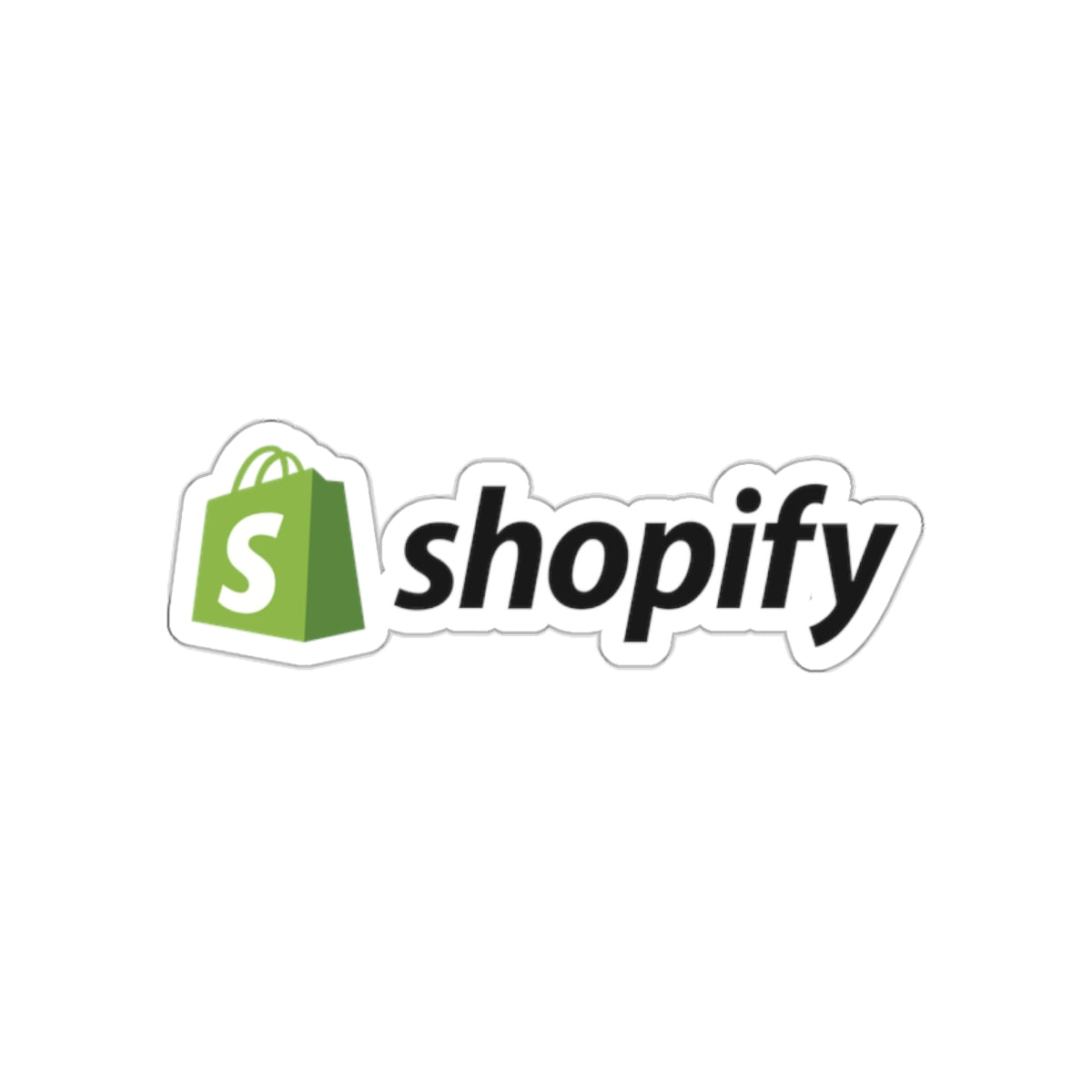 Die-Cut Shopify Logo Stickers